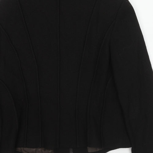 Episode Womens Black Jacket Size 14 Zip