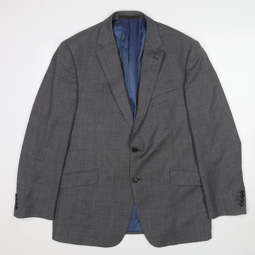 Marks and Spencer Mens Grey Wool Jacket Suit Jacket Size 44 Regular