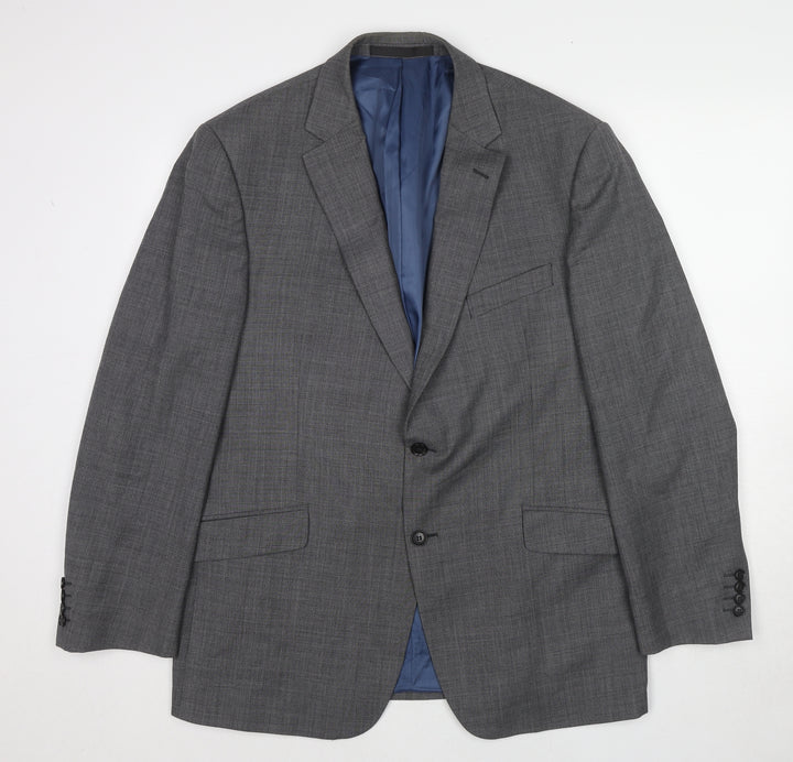 Marks and Spencer Mens Grey Wool Jacket Suit Jacket Size 44 Regular