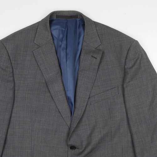 Marks and Spencer Mens Grey Wool Jacket Suit Jacket Size 44 Regular
