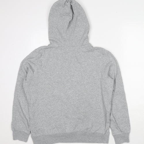 ROXY Womens Grey Cotton Pullover Hoodie Size XL Pullover