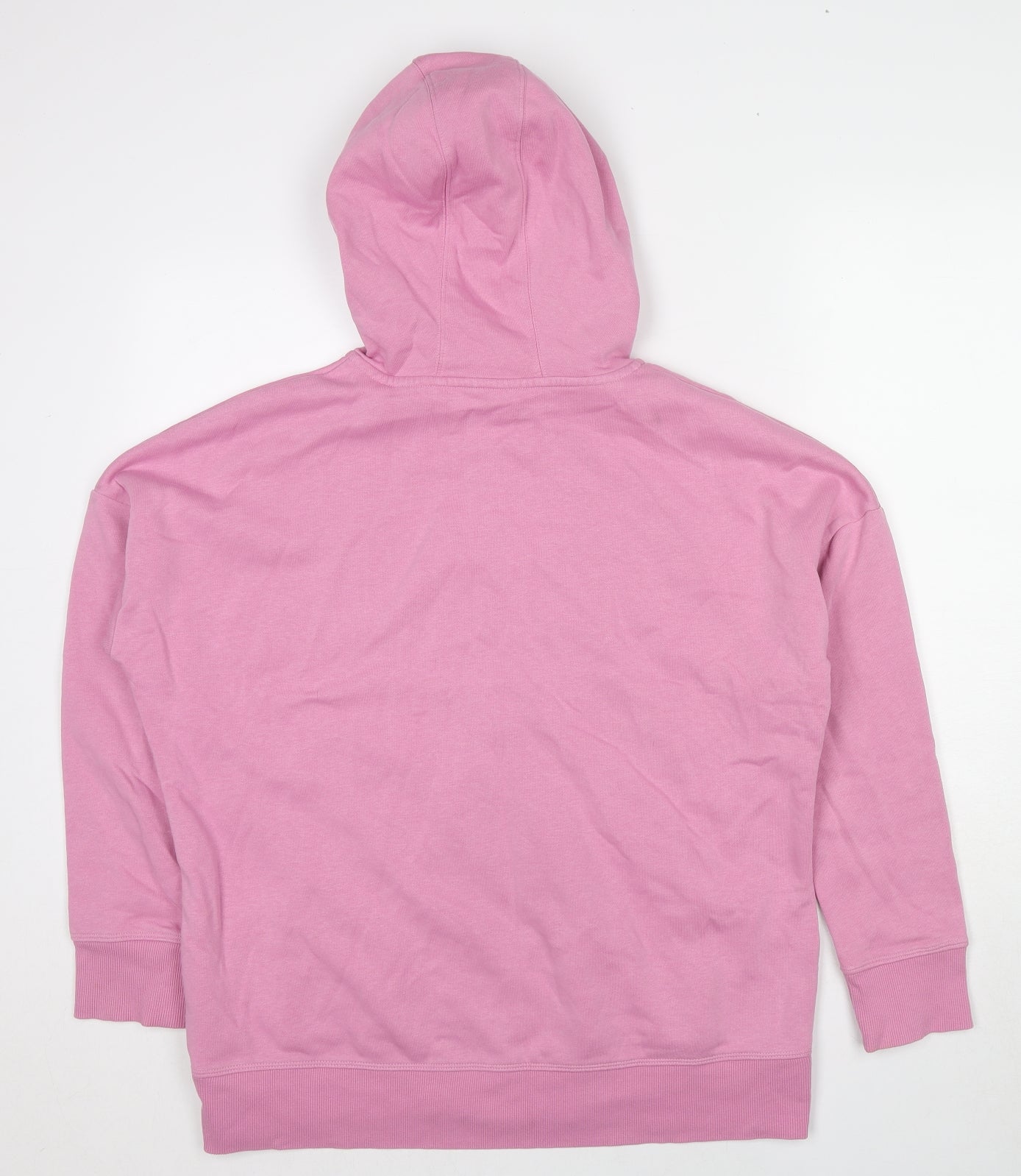 Under armour Womens Pink Cotton Full Zip Hoodie Size M Zip