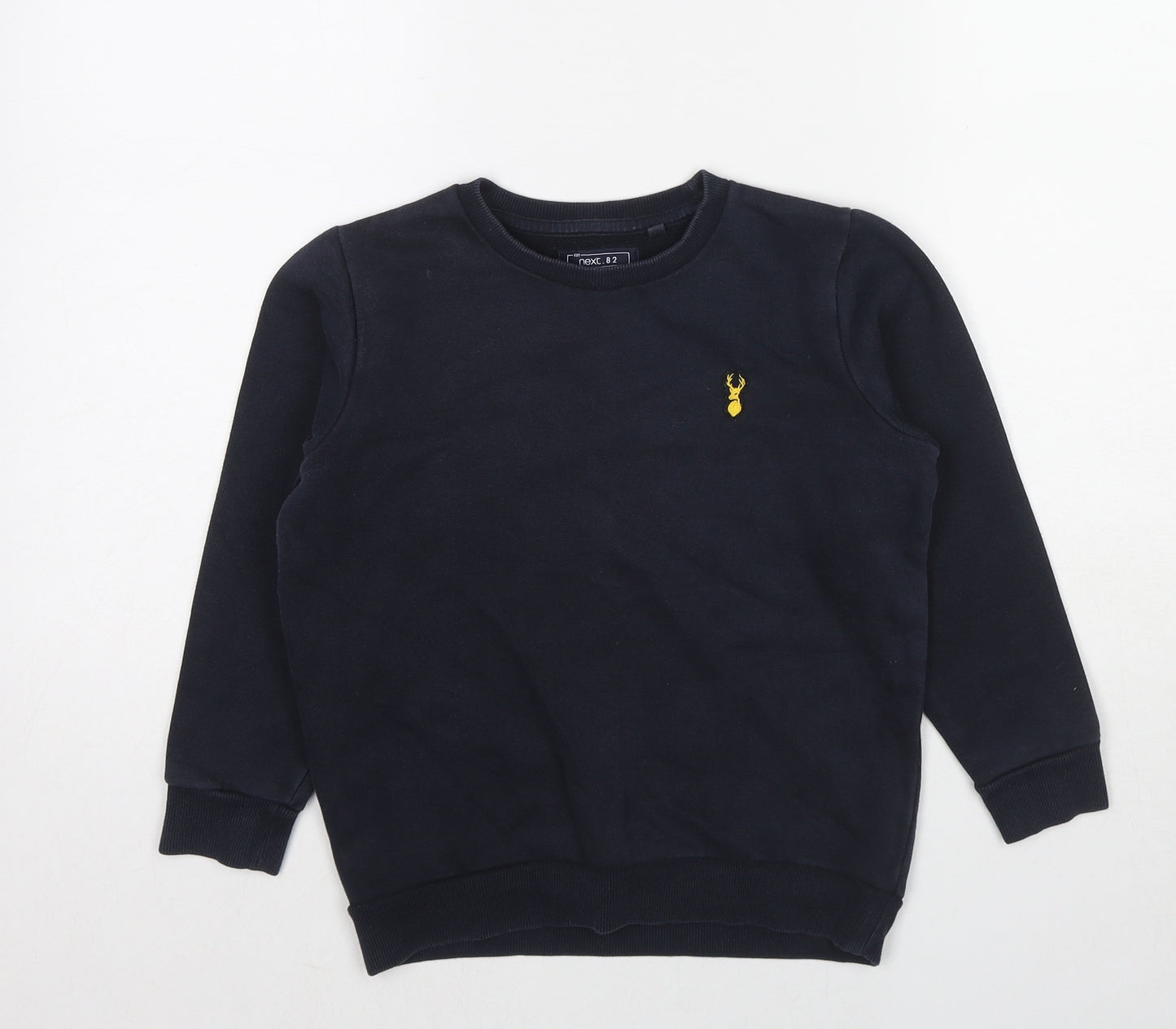 NEXT Boys Blue Cotton Pullover Sweatshirt Size 8 Years Pullover