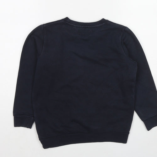 NEXT Boys Blue Cotton Pullover Sweatshirt Size 8 Years Pullover