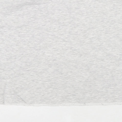 Zara Womens Grey Polyester Pullover Sweatshirt Size L Pullover