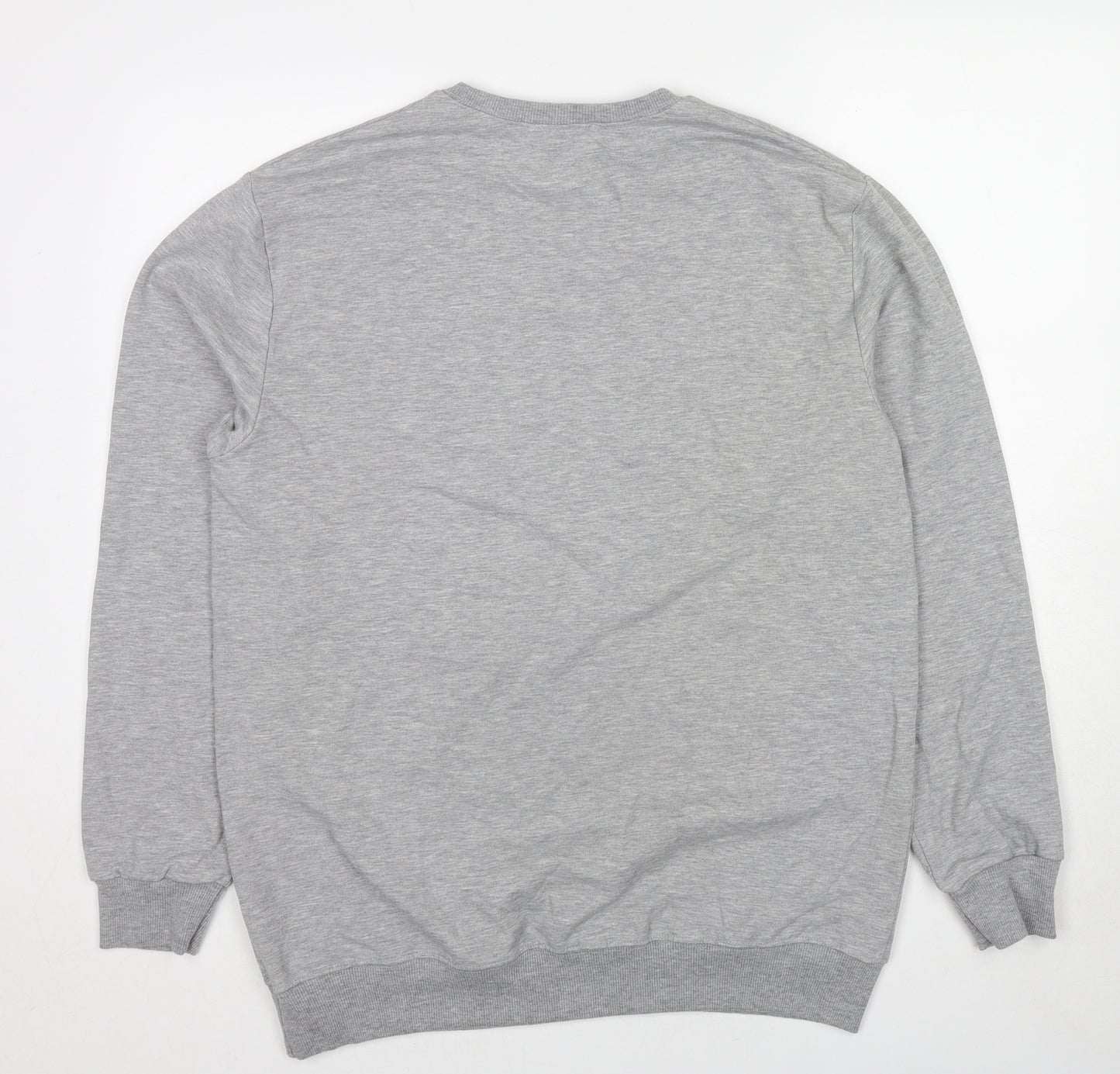 Hann Brooks Womens Grey Cotton Pullover Sweatshirt Size 2XL Pullover