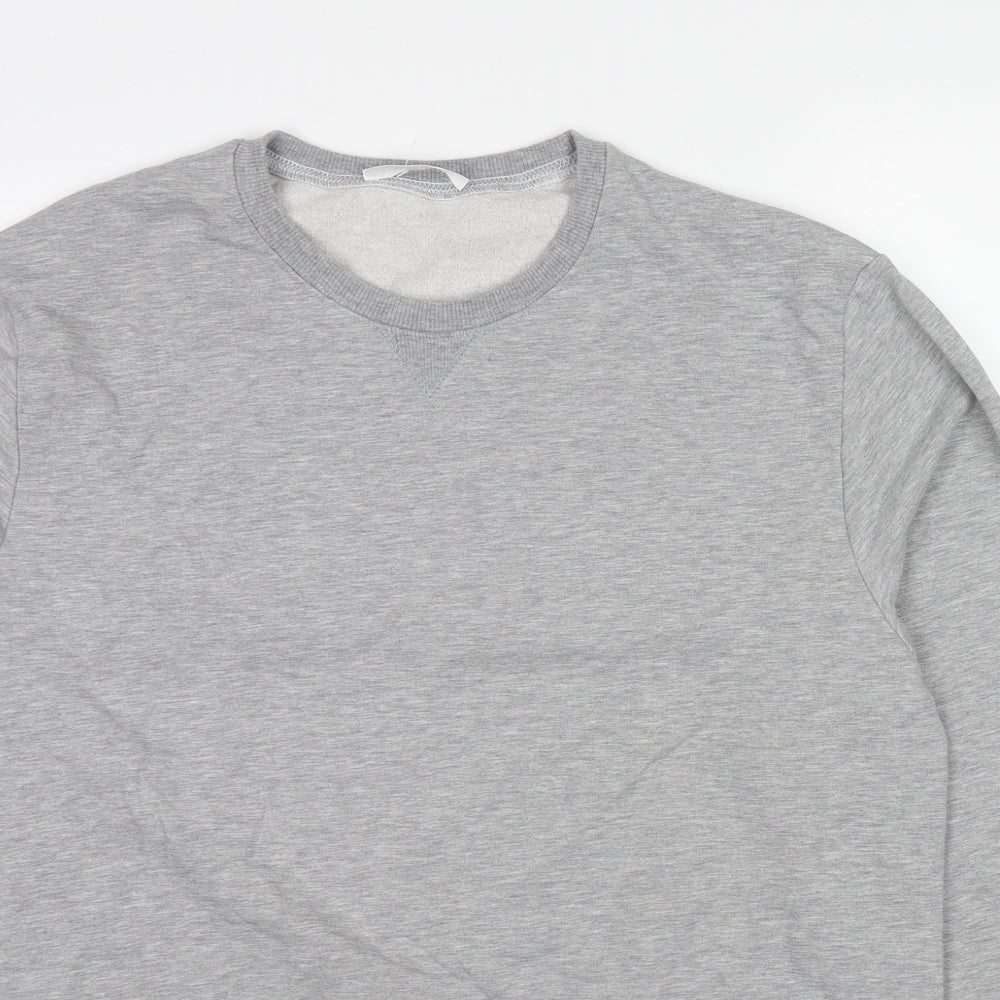 Hann Brooks Womens Grey Cotton Pullover Sweatshirt Size 2XL Pullover