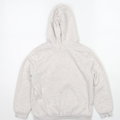 H&M Girls Beige Cotton Pullover Hoodie Size 8-9 Years Pullover - Minnie Mouse