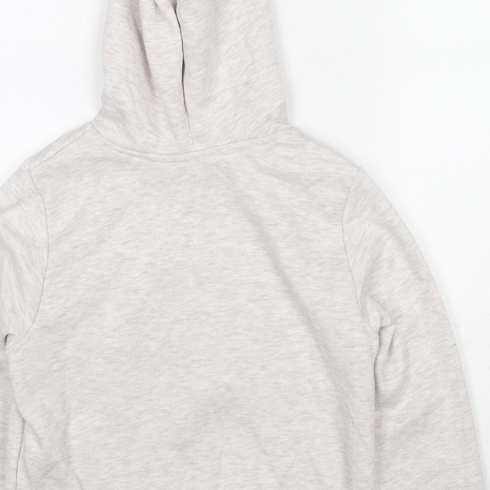 H&M Girls Beige Cotton Pullover Hoodie Size 8-9 Years Pullover - Minnie Mouse