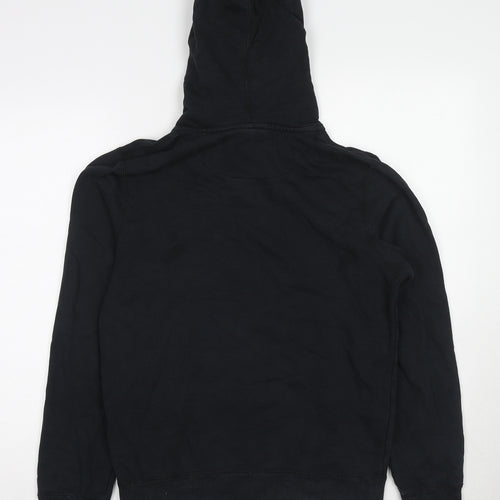 Nike Womens Black Cotton Full Zip Hoodie Size S Zip