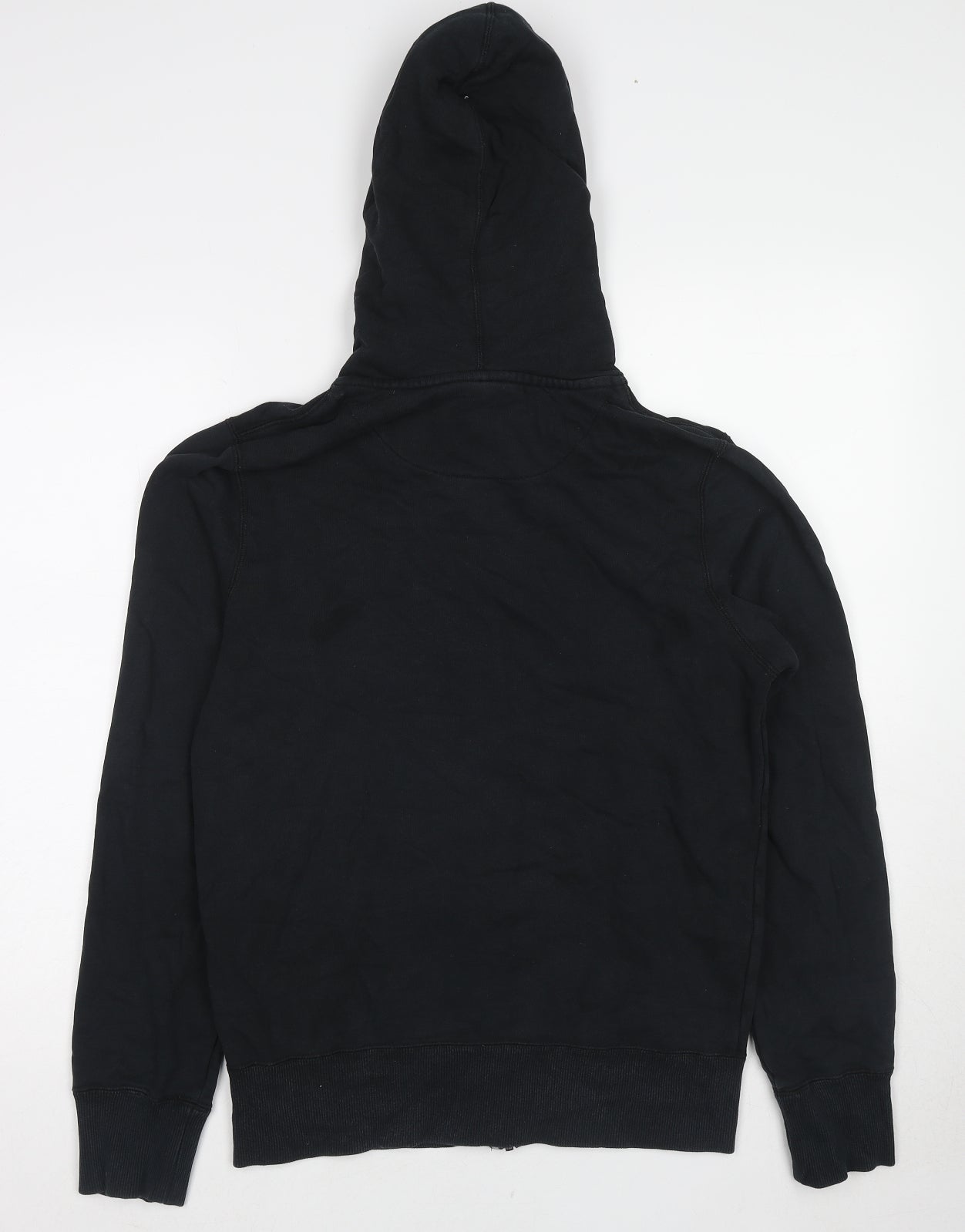 Nike Womens Black Cotton Full Zip Hoodie Size S Zip