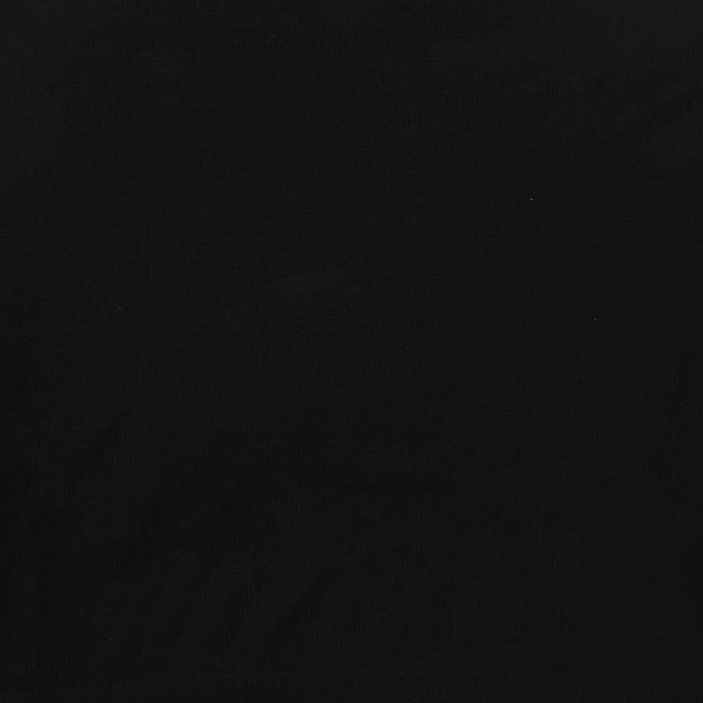 NEXT Womens Black Round Neck Acrylic Pullover Jumper Size S - Star