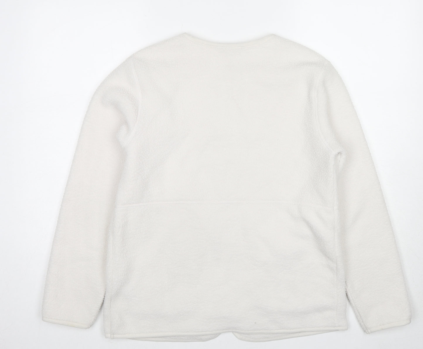 Marks and Spencer Womens White Jacket Size S Zip