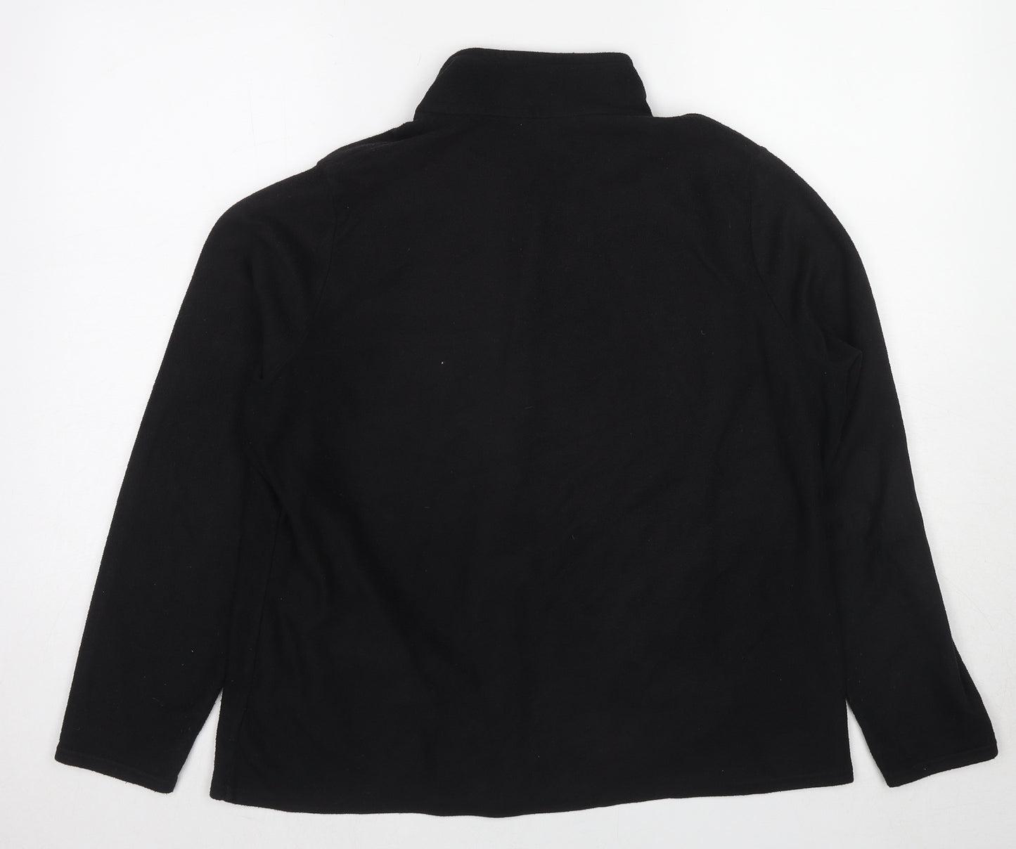 Marks and Spencer Womens Black Jacket Size 20 Zip