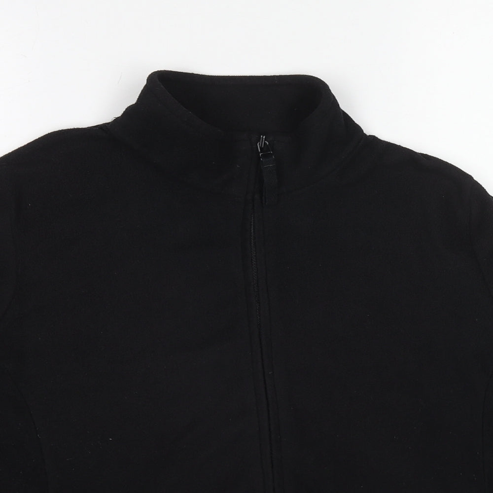 Marks and Spencer Womens Black Jacket Size 20 Zip