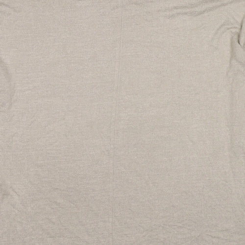 Abercrombie & Fitch Womens Beige Round Neck Viscose Pullover Jumper Size L