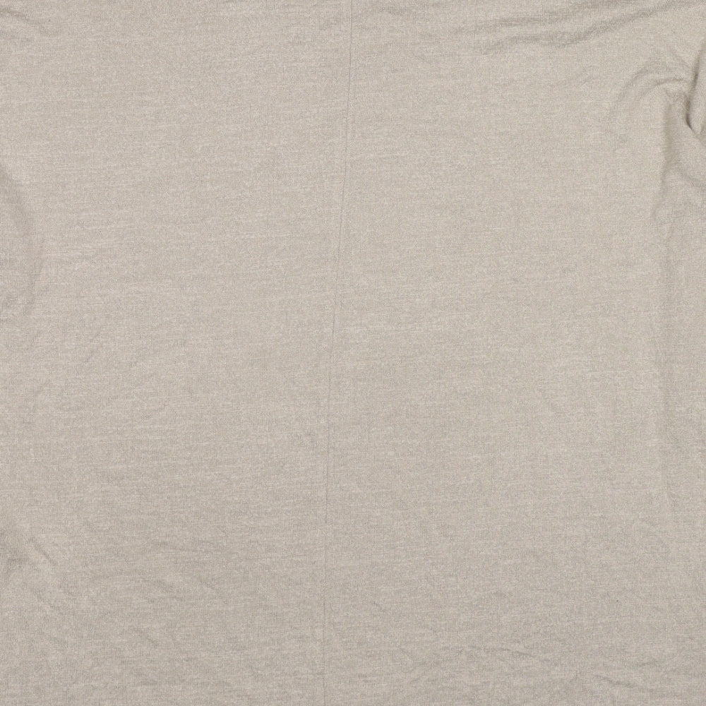 Abercrombie & Fitch Womens Beige Round Neck Viscose Pullover Jumper Size L