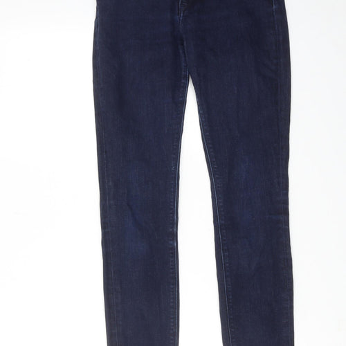 Tommy Hilfiger Mens Blue Cotton Skinny Jeans Size 28 in L32 in Regular Zip