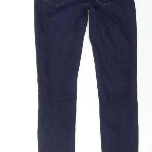 Tommy Hilfiger Mens Blue Cotton Skinny Jeans Size 28 in L32 in Regular Zip
