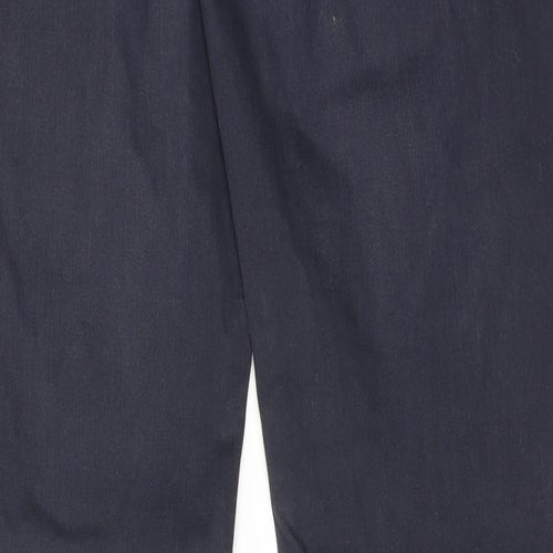 Gap Mens Blue Cotton Trousers Size 32 in L36 in Slim Zip