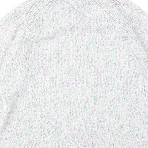 Marks and Spencer Womens Grey Roll Neck Polyester Pullover Jumper Size M