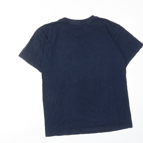 Hard Rock Mens Blue Cotton T-Shirt Size S Round Neck - Hard Rock Miami