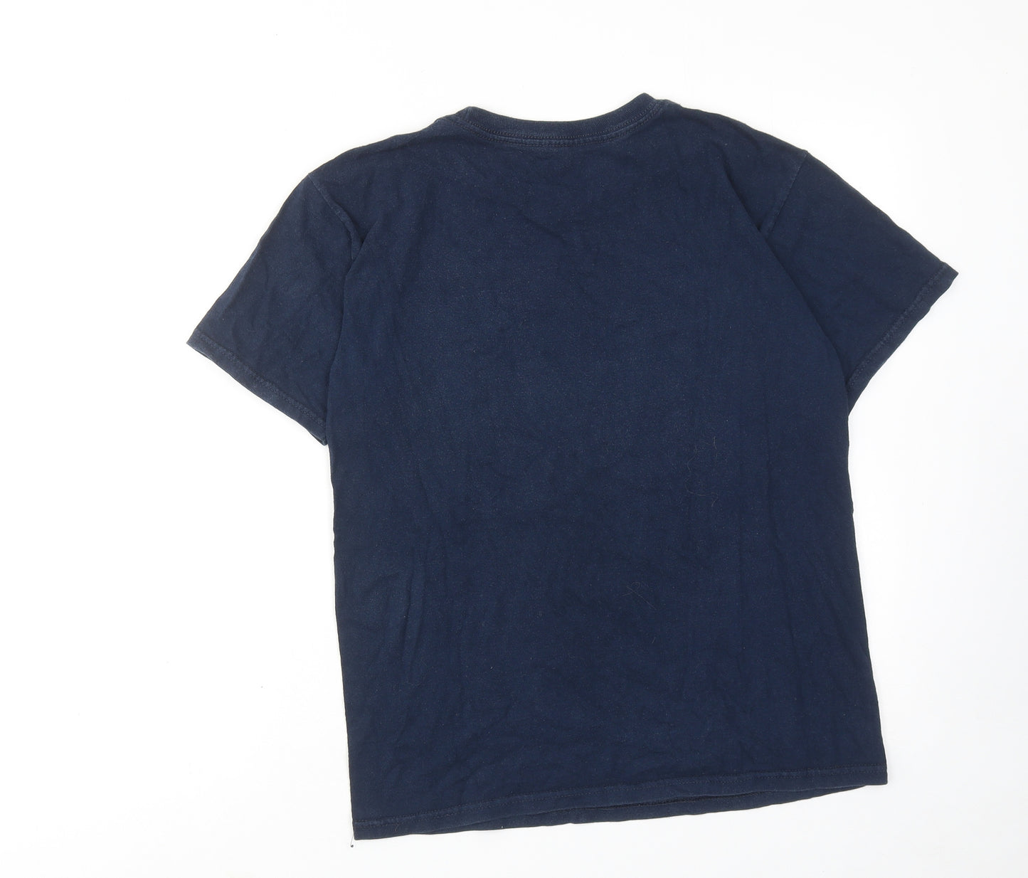 Hard Rock Mens Blue Cotton T-Shirt Size S Round Neck - Hard Rock Miami