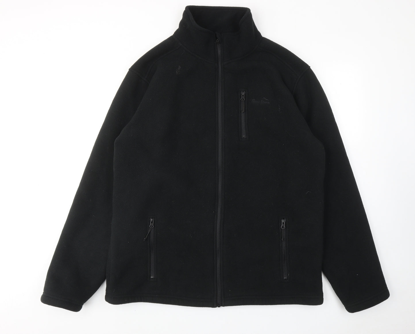 Peter Storm Mens Black Jacket Size 2XL Zip