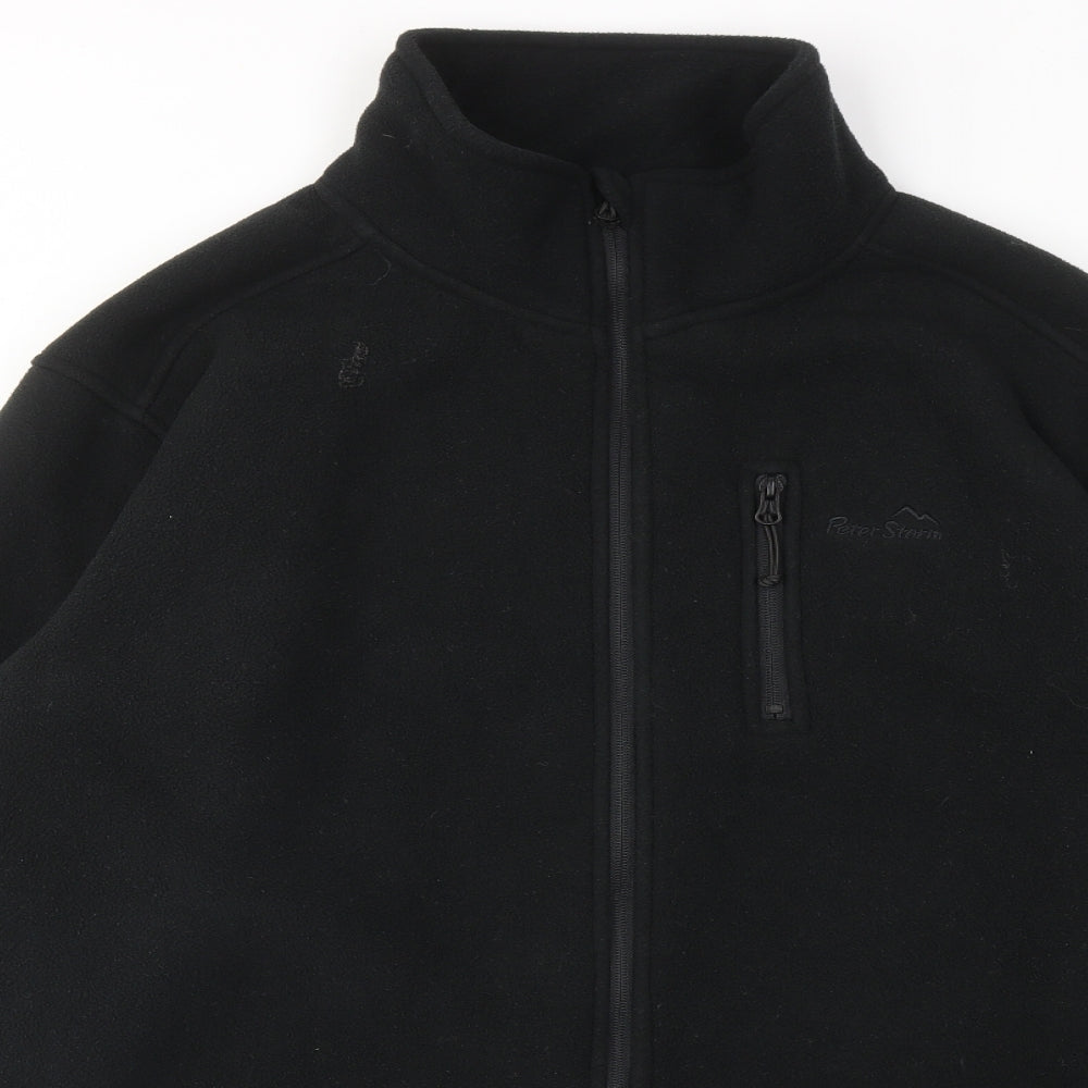 Peter Storm Mens Black Jacket Size 2XL Zip