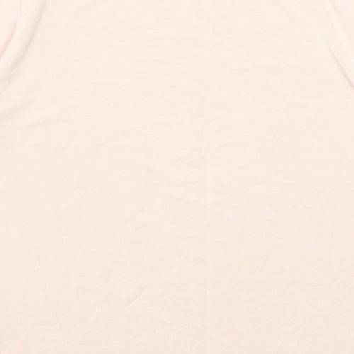 Autograph Womens Pink Modal Basic T-Shirt Size 10 Square Neck