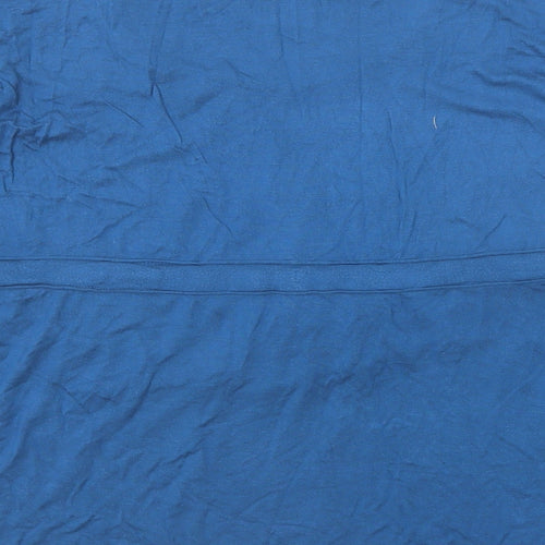 Kenneth Cole Reaction Womens Blue Modal Basic T-Shirt Size L Scoop Neck