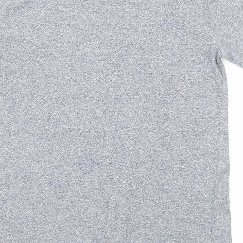 Steel & Jelly Boys Grey Cotton Basic T-Shirt Size 9-10 Years Round Neck Pullover