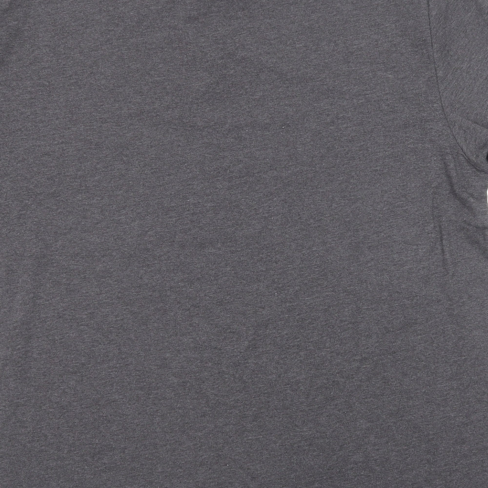 NEXT Mens Grey Polyester Polo Size 2XL Collared Button