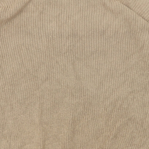 BPC Womens Brown Boat Neck Cotton Pullover Jumper Size L