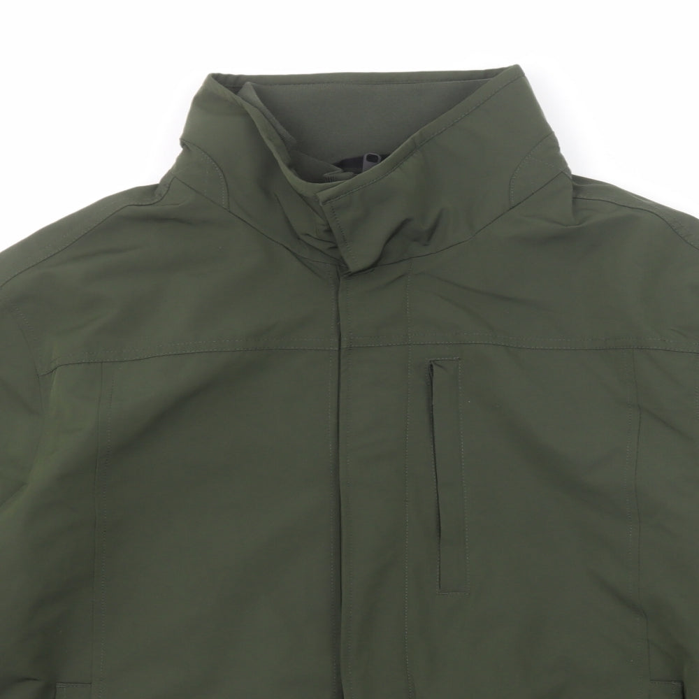 Marks and Spencer Mens Green Bomber Jacket Jacket Size 2XL Zip