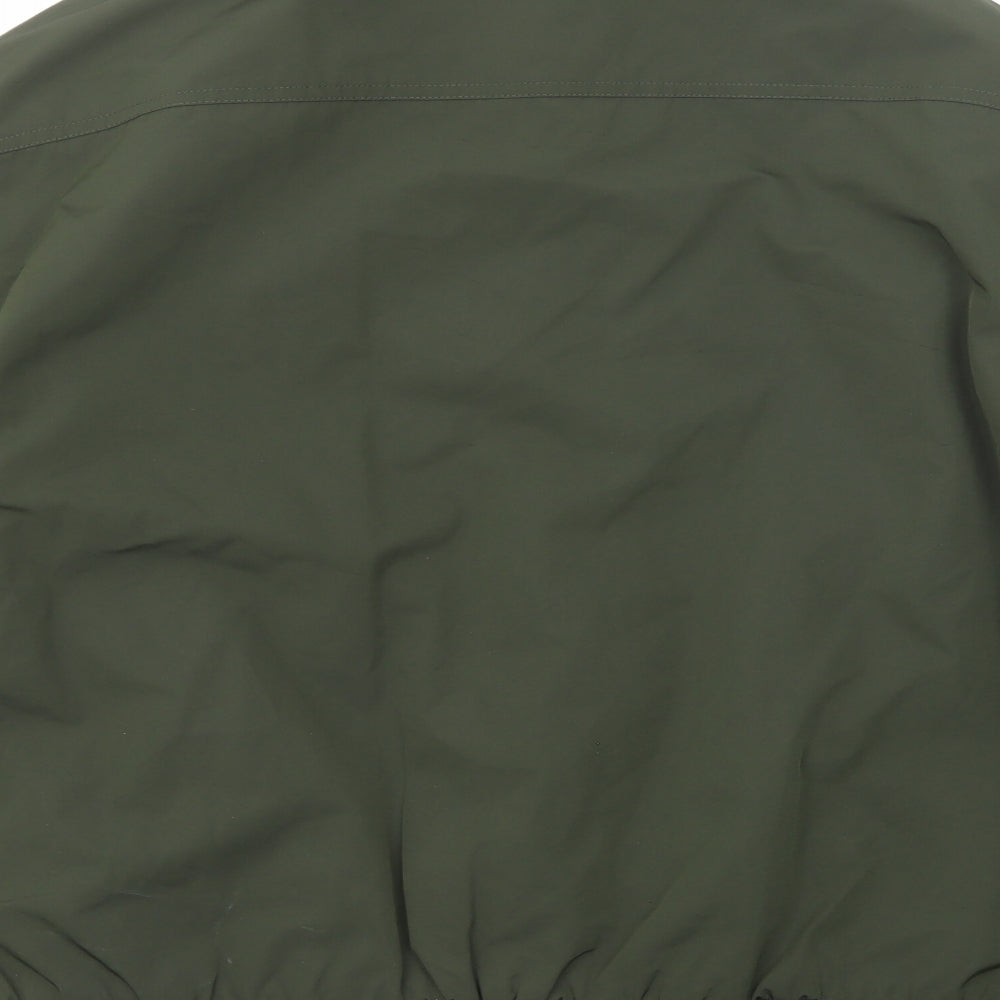 Marks and Spencer Mens Green Bomber Jacket Jacket Size 2XL Zip