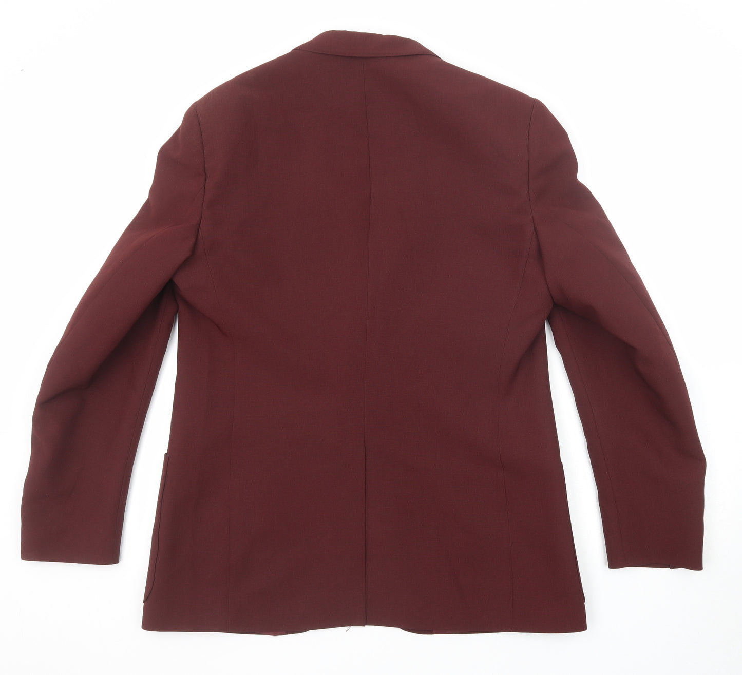 Easy Life Mens Red Polyester Jacket Suit Jacket Size 52 Regular