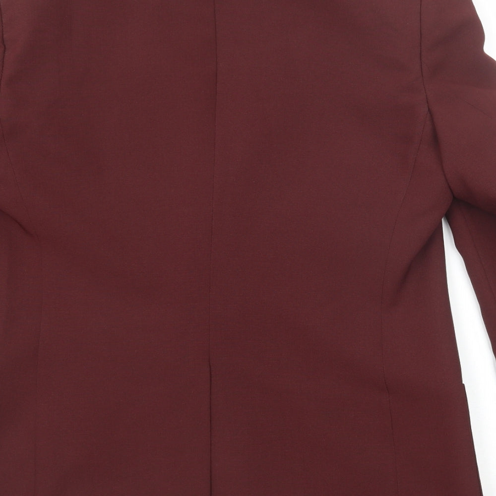 Easy Life Mens Red Polyester Jacket Suit Jacket Size 52 Regular