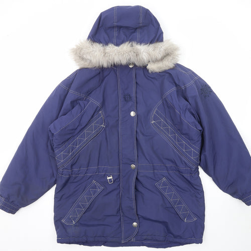 Trespass Womens Blue Jacket Size L Zip