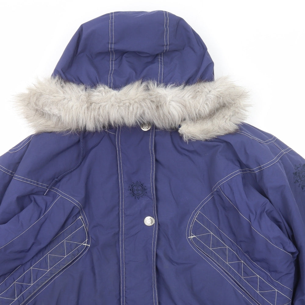 Trespass Womens Blue Jacket Size L Zip