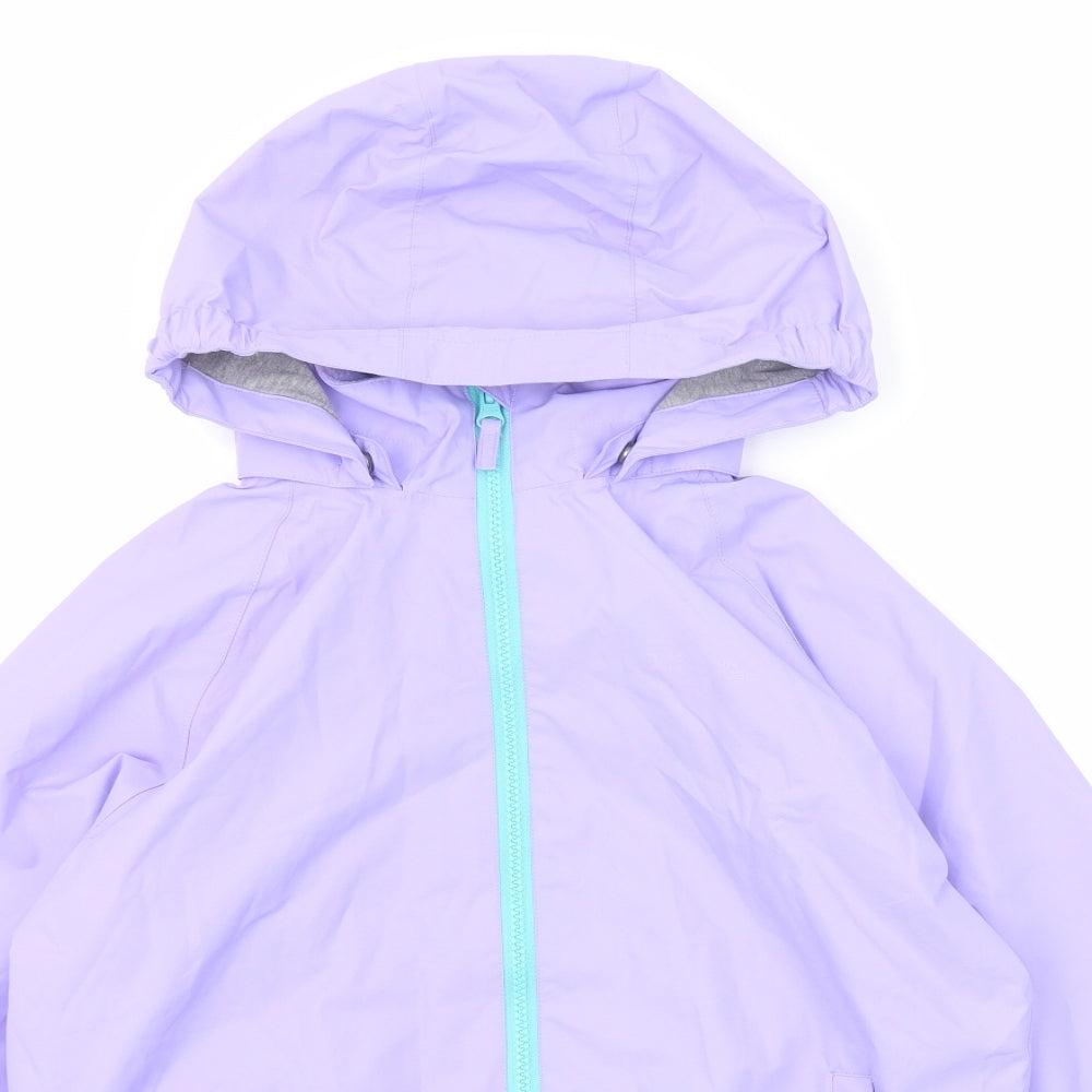 Mountain Warehouse Girls Purple Jacket Size 11-12 Years Zip