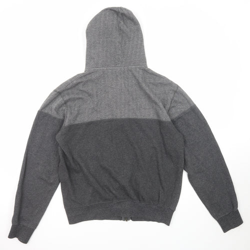 Pierre Cardin Mens Grey Cotton Full Zip Hoodie Size L