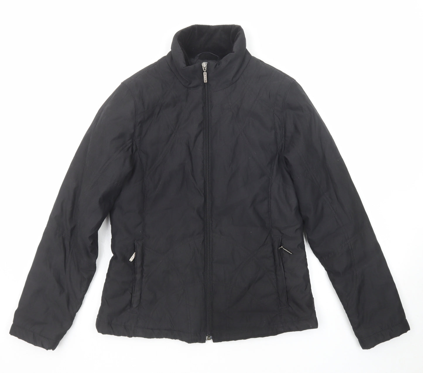 Per Una Womens Black Jacket Size S Zip