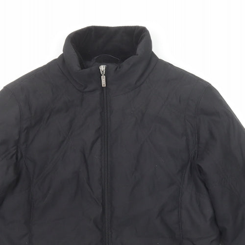 Per Una Womens Black Jacket Size S Zip