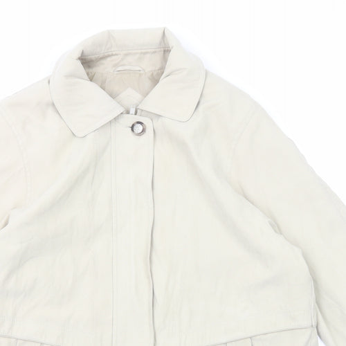 Berkertex Womens Ivory Jacket Size 10 Zip