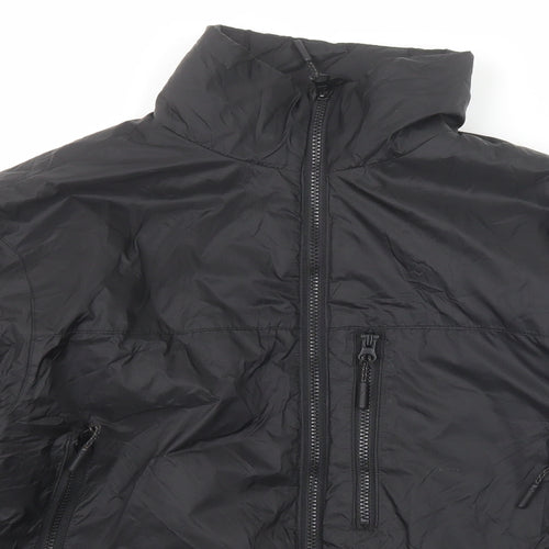 H&M Mens Black Jacket Size S Zip