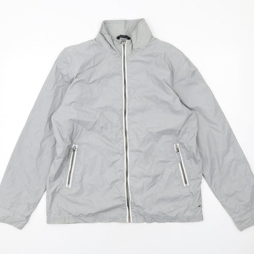 Red Herring Mens Grey Jacket Size M Zip