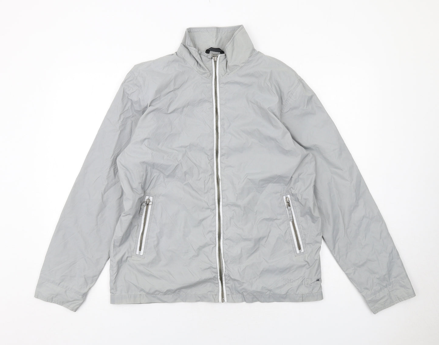 Red Herring Mens Grey Jacket Size M Zip
