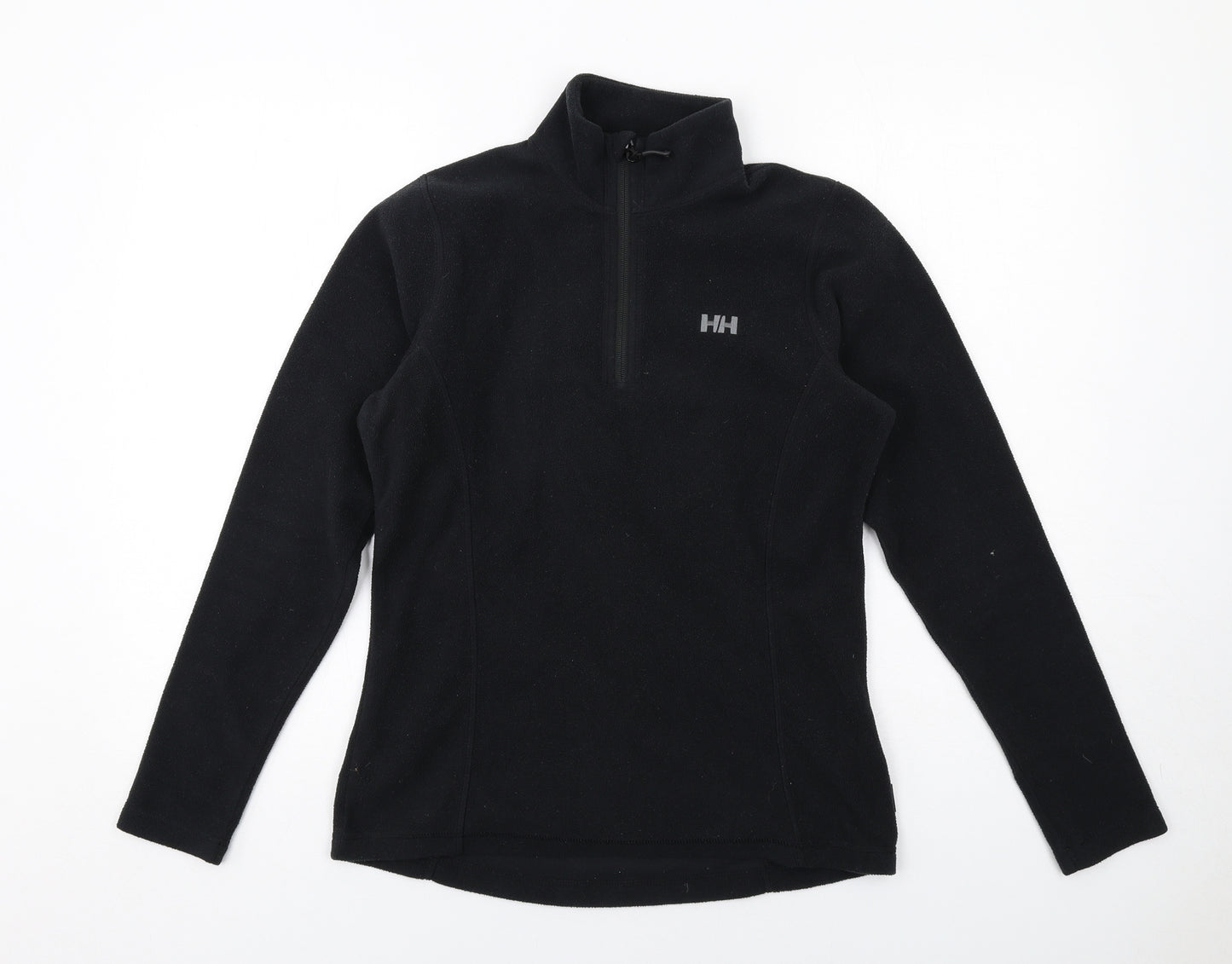 Helly Hansen Womens Black Polyester Pullover Sweatshirt Size M Zip