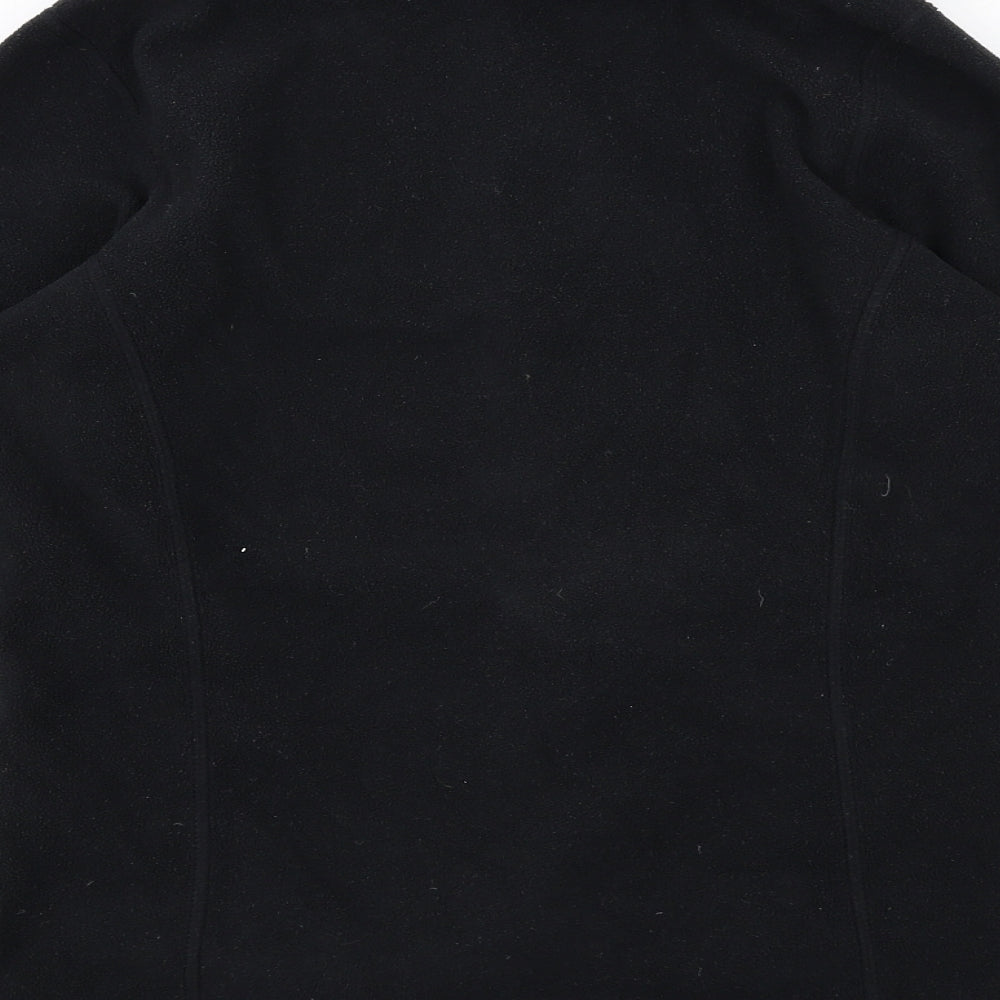 Helly Hansen Womens Black Polyester Pullover Sweatshirt Size M Zip